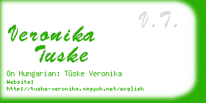 veronika tuske business card