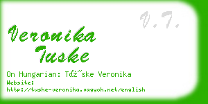 veronika tuske business card